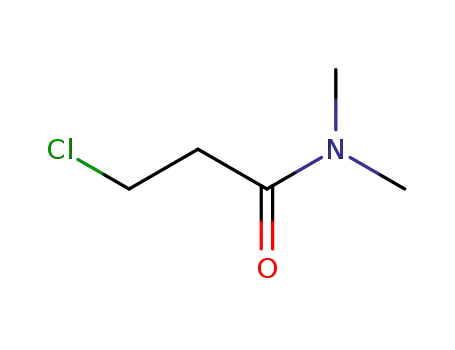 Molecular Structure of 17268-49-4 (3-CHLORO-N,N-DIMETHYLPROPANAMIDE)