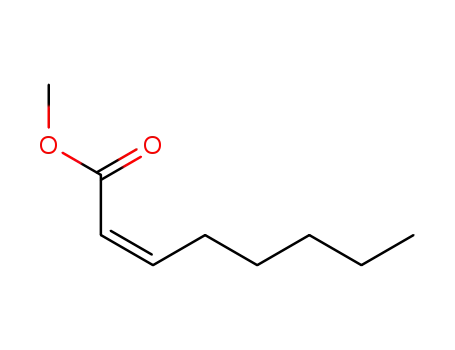 Molecular Structure of 68854-59-1 ((2Z)-2-Octenoic acid methyl ester)