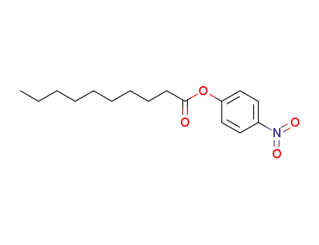 Molecular Structure of 1956-09-8 (DECANOIC ACID 4-NITROPHENYL ESTER)