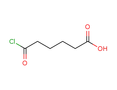 Molecular Structure of 102939-46-8 (Hexanoic acid, 6-chloro-6-oxo-)