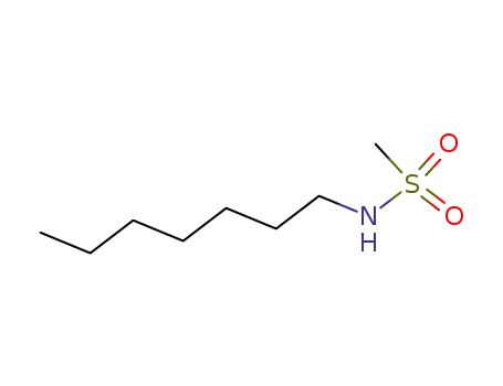 Molecular Structure of 103085-20-7 (N-heptylMethanesulfonamide)