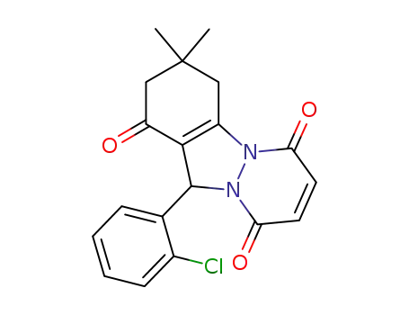 11-(2-chlorophenyl)-3,3-dimethyl-3,4-dihydro-1H-pyridazino[1,2-a]indazole-1,6,9(2H,11H)-trione