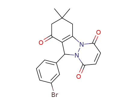 11-(3-bromophenyl)-3,3-dimethyl-3,4-dihydro-1H-pyridazino[1,2-a]indazole-1,6,9(2H,11H)-trione