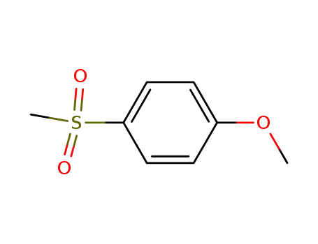 Molecular Structure of 3517-90-6 (4-METHOXYPHENYLMETHYLSULFONE)