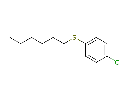 Molecular Structure of 59693-91-3 (Benzene, 1-chloro-4-(hexylthio)-)