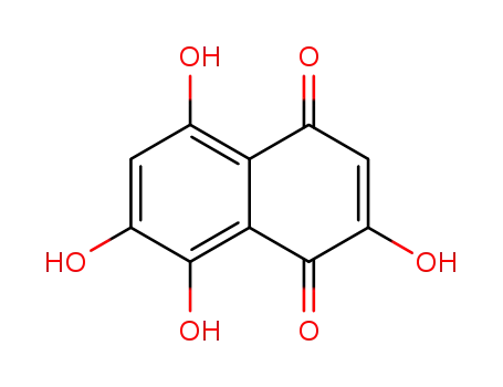 Molecular Structure of 2473-16-7 (2,5,7,8-Tetrahydroxy-1,4-naphthoquinone)