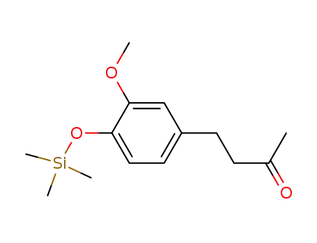 Molecular Structure of 56700-87-9 (4-[3-Methoxy-4-[(trimethylsilyl)oxy]phenyl]-2-butanone)