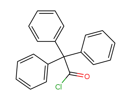 Molecular Structure of 6068-70-8 (Triphenylacetyl chloride)