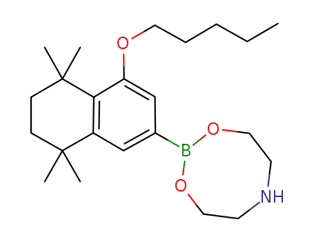 2-(4-pentyloxy-5,5,8,8-tetramethyl-5,6,7,8-tetrahydronaphthalen-2-yl)-1,3,6,2-dioxazaborocane