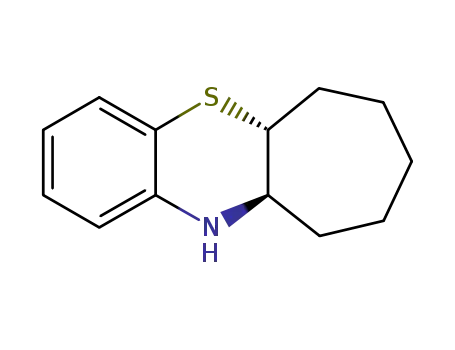 (+/-)-trans-5a,6,7,8,9,10,10a,11-octahydrobenzo[e]cyclohepta[b][1,4]thiazine