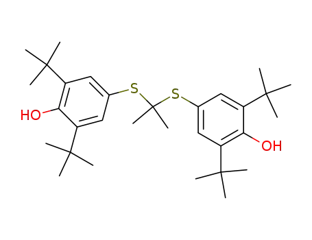 2,2-propdiyl-bis(4-thio-2,6-di-tert-butylphenol)