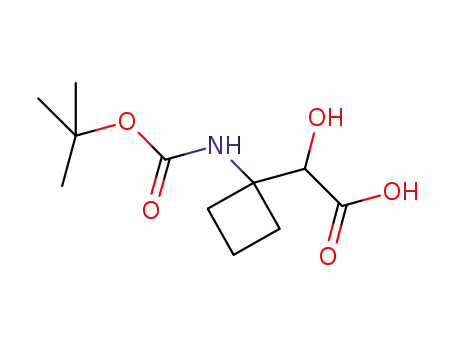2-(1-((tert-butoxycarbonyl)amino)cyclobutyl)-2-hydroxyacetic acid