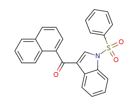 naphthalen-1-yl[1-(phenylsulfonyl)-1H-indol-3-yl]methanone