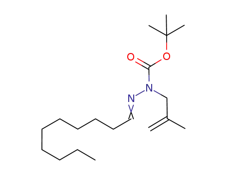 tert-butyl 2-decylidene-1-(2-methylallyl)hydrazinecarboxylate