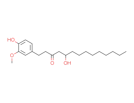 Molecular Structure of 107257-18-1 (5-Hydroxy-1-(4-hydroxy-3-methoxyphenyl)-3-tetradecanone)