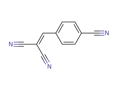 Molecular Structure of 36937-92-5 (2-(4-Cyanobenzylidene)malononitrile)
