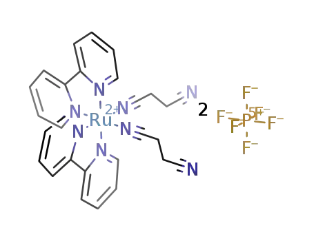 bis(2,2'-bipyridine)bis(succinonitrile)ruthenium(II) hexafluorophosphate