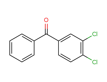 Molecular Structure of 6284-79-3 (3,4-Dichlorobenzophenone)