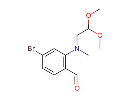 4-bromo-2-((2, 2-dimethoxyethyl)(methyl)amino) benzaldehyde