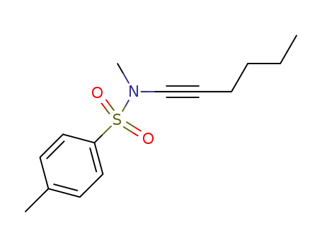 N-methyl-p-toluenesulfonyl-N-(hex-1-yn-1-yl)amine