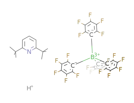 2,6-di-tert-butylpyridininum tetrakis(pentafluorophenyl)borate