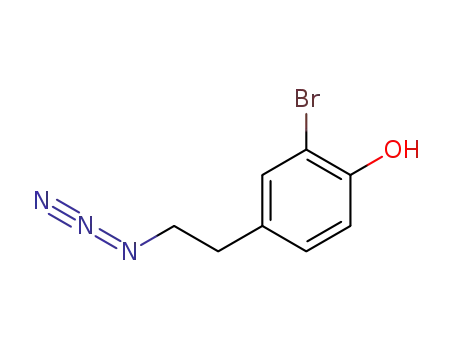 2-bromo-4-(2-azidoethyl)phenol