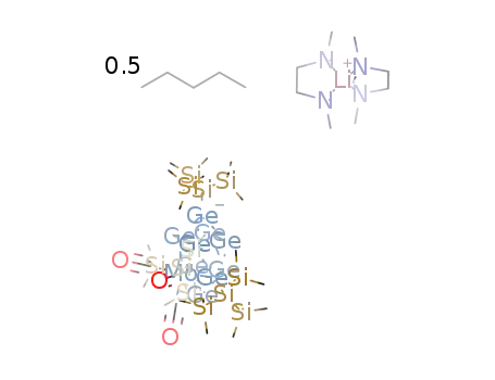 [(TMEDA)2Li][(CO)3MoGe9[Si(SiMe3)3)3]*0.5(pentane)