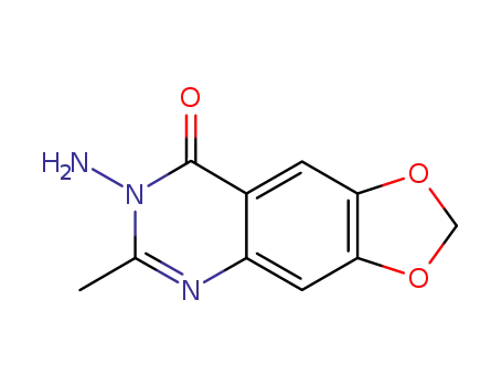3-amino-2-methyl-6,7-methylenedioxyquinazolin-4(3H)-one