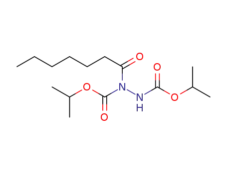 1-heptanoyl-1,2-hydrazinedicarboxylic acid 1,2-diisopropyl ester