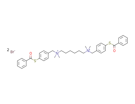 N1,N6-bis((4-benzoylthio)benzyl)-N1,N1,N6,N6-tetramethylhexane-1,6-diammonium bromide