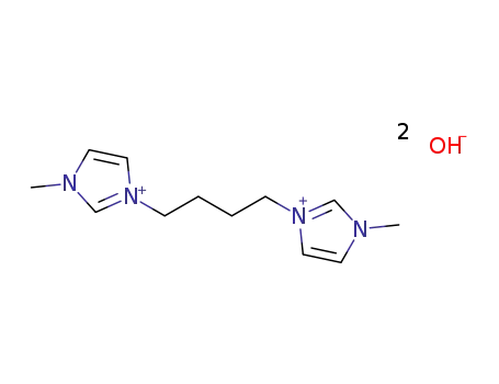 1,4-bis(1-methylimidazolium-3-yl)butane hydroxide