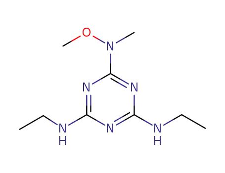N-(4,6-bis-ethylamino-[1,3,5]triazin-2-yl)-N,O-dimethyl-hydroxylamine