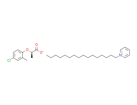 1-hexadecylpyridinium (+)-(R)-2-(4-chloro-2-methylphenoxy)propionate