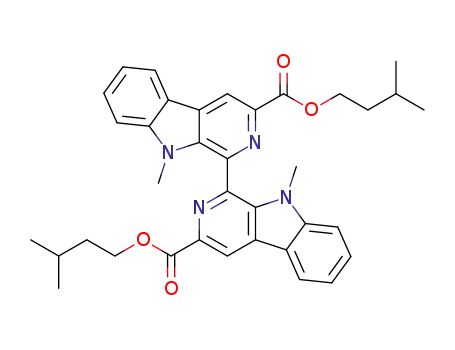 diisopentyl 9,9'-dimethyl-9H,9'H-1,1'-bipyrido[3,4-b]indole-3,3'-dicarboxylate
