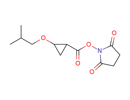 2,5-dioxopyrrolidin-1-yl 2-iso-butoxycyclopropanecarboxylate
