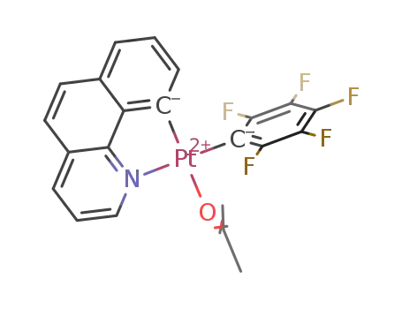 [Pt(7,8-benzo[h]quinolinyl)(pentafluorophenyl)(acetone)]