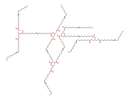 1-(21,42-bis((octadec-9-enoyloxy)methyl)-18,23,40,45,62,68-hexaoxo-19,22,41,44,63,67-hexaoxapentaoctaconta-9,31,53,76-tetraen-65-yl)18-(2-(18-(1,3-bis(octadec-9-enoyloxy)propan-2-yloxy)-18-oxooctadec-9-enoyloxy)-3-(octadec-9-enoyloxy)propyl) octadec-9-enedioate