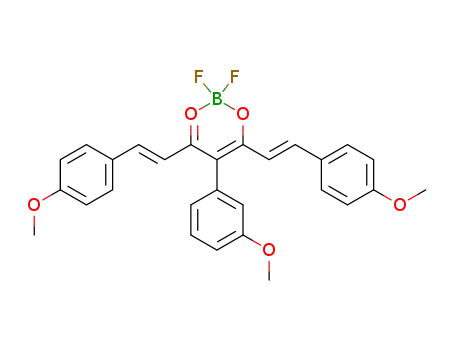 (1E,4Z,6E)-5-(difluoroboryloxy)-4-(3-methoxyphenyl)-1,7-bis(4-methoxyphenyl)hepta-1,4,6-trien-3-one