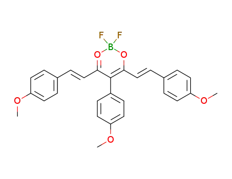 (1E,4Z,6E)-5-(difluoroboryloxy)-1,4,7-tris(4-methoxyphenyl)hepta-1,4,6-trien-3-one