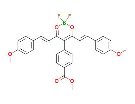 (1E,4Z,6E)-5-(difluoroboryloxy)-4-(4-methoxyphenyl)-1,7-bis(4-methoxyphenyl)hepta-1,4,6-trien-3-one