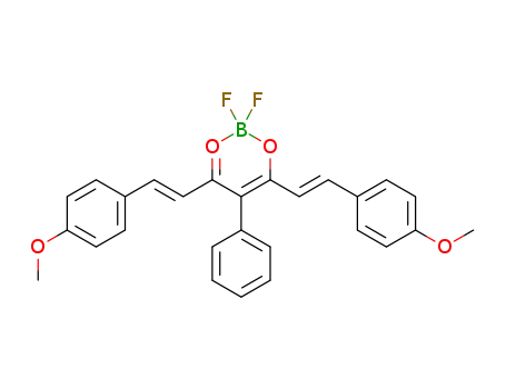 (1E,4Z,6E)-5-(difluoroboryloxy)-1,7-bis(4-methoxyphenyl)-4-phenylhepta-1,4,6-trien-3-one