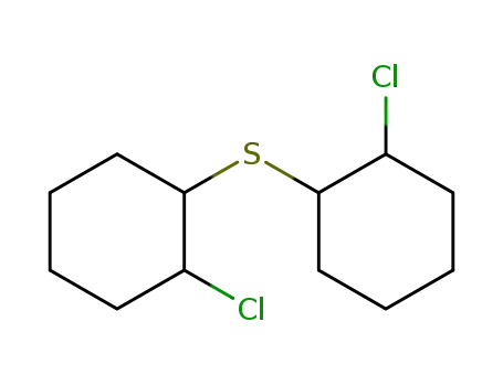 Molecular Structure of 16660-57-4 (Cyclohexane, 1,1'-thiobis[2-chloro-)