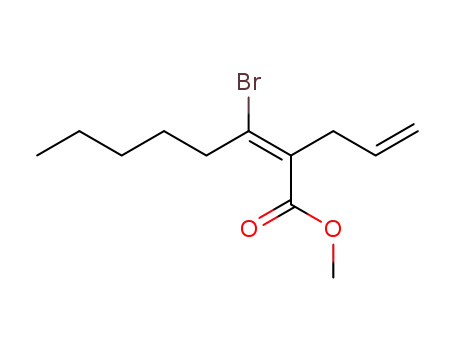 (E)-methyl2-allyl-3-bromooct-2-enoate