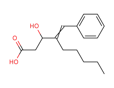 3-Hydroxy-4-benzyliden-nonansaeure
