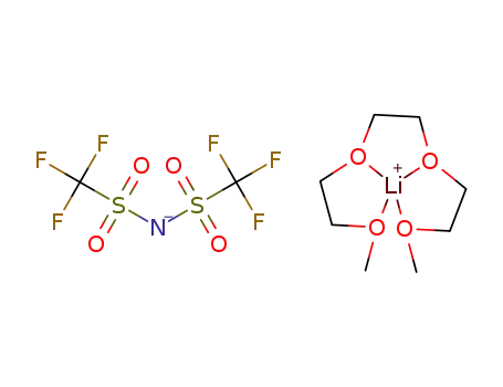 lithium triethylene glycol dimethyl ether bis(trifluoromethanesulfonyl)imide