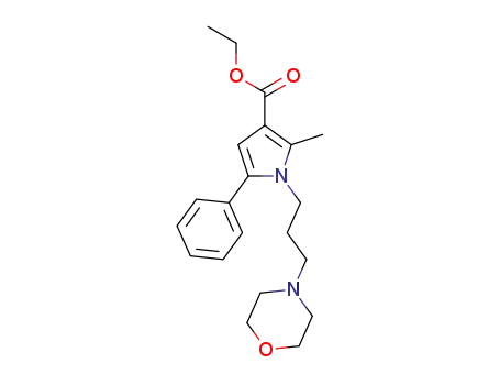 ethyl 2-methyl-1-(3-morpholinopropyl)-5-phenyl-1H-pyrrole-3-carboxylate