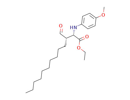 (2S,3S)-ethyl 3-formyl-2-[(4-methoxyphenyl)amino]tridecanoate