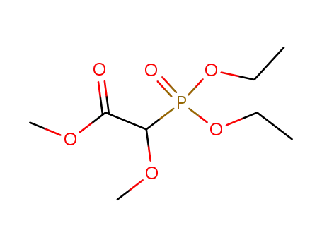 Molecular Structure of 16141-79-0 (Acetic acid, (diethoxyphosphinyl)methoxy-, methyl ester)