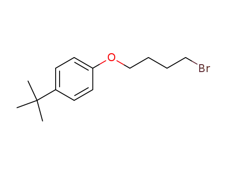 Molecular Structure of 53669-73-1 (Benzene, 1-(4-bromobutoxy)-4-(1,1-dimethylethyl)-)