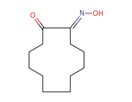 Molecular Structure of 27367-70-0 (1,2-Cyclododecanedione, monooxime, (E)-)